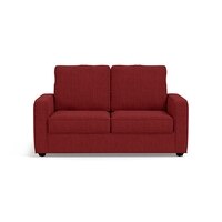 Apollo Compact Sofa (Colour : Salsa Red, Cushion : Soft, Back Type : High Back, Seater : 2+1+1)