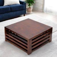 Kingsville Sheesham Wood Coffee Table In Dark Walnut Finish
