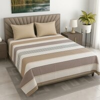 Threads Silky Touch C&S Premium Super King Size Flat Bedsheet 275 x 275 cms