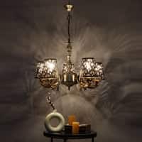 Devansh Metal Electric Wall Light in Blue Colour with Blue Shade Count of 2 Lights