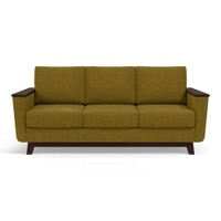 Corby Premium 3 Seater Fabric Sofa in Olive Green Colour