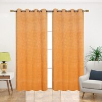 Velvet embo Pack of 2 Blackout Door Curtains