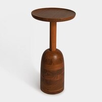 Ireka Homes Cocoa Wooden End Table