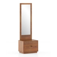 Zephyr Dresser with Mirror -Finish- Amber Walnut