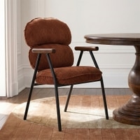 Antho Fabric Dining Chair in Red Colour