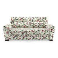 Adelaide Luxe 3 Seater Fabric Sofa in Clara Velvet Colour