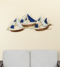 W-Ted Abstract Metal Wall Decor in Multicolor Set of 1