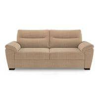 Adelaide Luxe 3 Seater Fabric Sofa in Sandshell Beige Colour