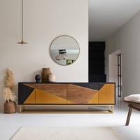 Castles Wooden 4 Door Sideboard