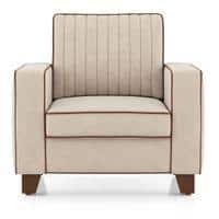 Apollo Neo Sofa (Colour : Classic Beige, Seating Capacity : 1 Seater, Cushion Type : Soft, Back Height : Regular Back)
