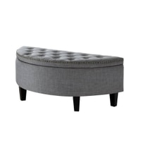 Replon 2 Ottoman with Storage Color in Grey