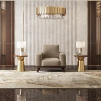 Granada Premium 1 Seater Fabric Sofa in Biscuit Velvet Colour
