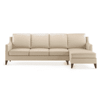 Abbey Sectional Sofa (Colour : Pearl, Cushion : Soft, Seater : Right Aligned 3 Seater + Right Aligned Chaise)