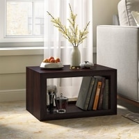 Euler's End Table in Mahogany Finish