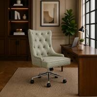 Doe Buck Amparo Sage Leatherette Executive Office Chair