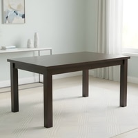 Oakmont Sheesham Wood Dining Table In Dark Walnut Finish