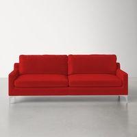 Velore Fabric Sofa (Red)