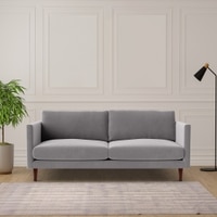 Tharoli Velvet 2 Seater Sofa in Grey Colour