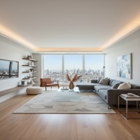 Floral Leaf Carpet 5 X 7