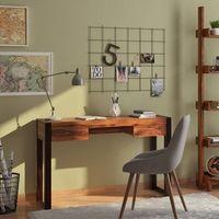 Austen Solid Wood Study Table in Two Tone Finish