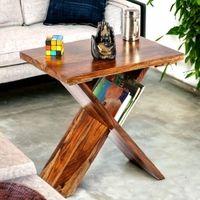 Darcy Sheesham Wood Coffee Table In Teak Finish