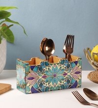 Floral Fantasy Spoon & Fork Holder (1 Piece)