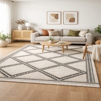Lattice Diamond Carpet Size 7.1x5.3 ft.
