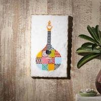 Jax White Abstract Marble 6x10 inches Framed Wall Art