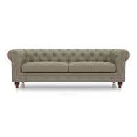 Winchester Premium 3 Seater Fabric Sofa in Mist Brown Colour