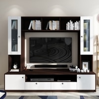 Benji Tv Unit 55 Inch Tv Wenge And Frosty White