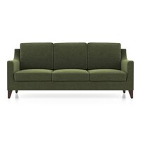Abbey Sofa (Colour : Moss Green, Cushion : Hard, Seating Capacity : 3 Seater)