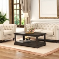 Alexandra Coffee Table in American Walnut Finish