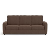 Apollo Compact Sofa Set (Colour : Daschund Brown, Cushion : Soft, Back Type : High Back, Seater : 3+1+1)