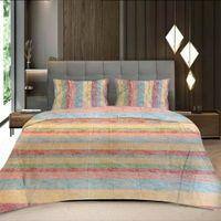 Threads Silky Touch Premium Super Double Queen Size Flat Bedsheet 254 x 230 cms