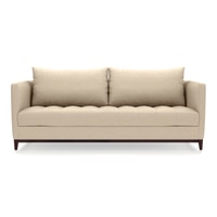 Florence Essential 3 Seater Fabric Sofa in Pearl Colour
