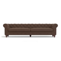 Winchester Essential 4 Seater Fabric Sofa in Daschund Brown Colour