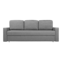 Rubbik 3 Seater Pull Out Sofa cum Bed  in Grey Colour