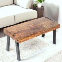 Mayfield Sheesham Wood Coffee Table In Teak Finish