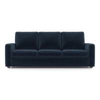 Apollo Compact Sofa Set (Colour : Cobalt, Cushion : Soft, Back Type : High Back, Seater : 3+1+1)