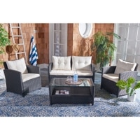 Aspen  Outdoor Set in Black Colour (1 Table & 3 Chairs)