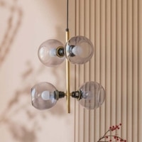 Bayo Cluster of 4 Handcrafted Hanging Lamp