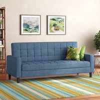 Salford 3 Seater Sofa Cum Bed In Baltic Blue Colour