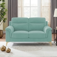 Niwara Velvet 2 Seater  sofa in Pista Green color