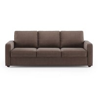 Apollo 3 Seater Fabric Sofa in Daschund Brown Colour