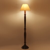 Devansh Wooden Floor Lamp
