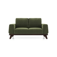 Granada Essential 2 Seater Fabric Sofa In Moss Green