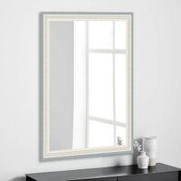 Colt Framed rectangular decorative and bathroom wall mirror by elegant arts and frames (Mirror size 36 inch x 24 inch )