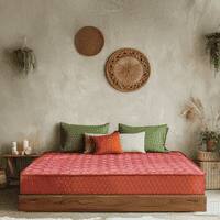 KURLON Natural Rubberized Coir, Medium Firm Support 4 inch Single Coir Mattress (L x W: 72 inch x 30 inch)