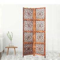 Altheda Solid Wood 4 Panel Room Divider