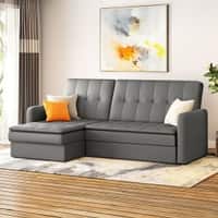 Darwin Sectional Sofa cum Bed - Color - Grey